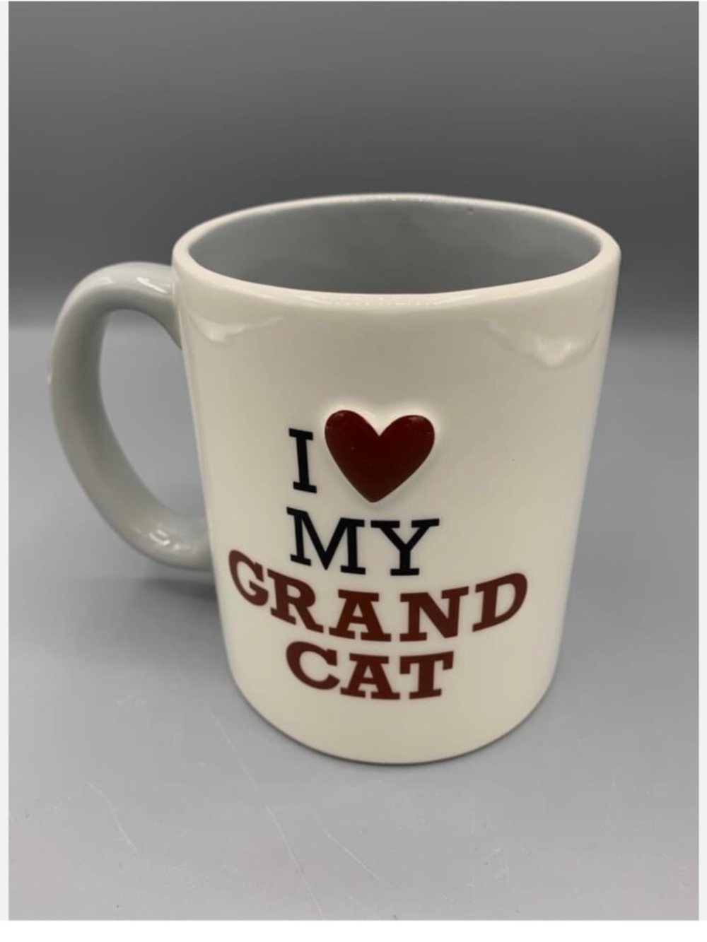 Grasslands Road - I heart my grand Cat mug - 14 oz